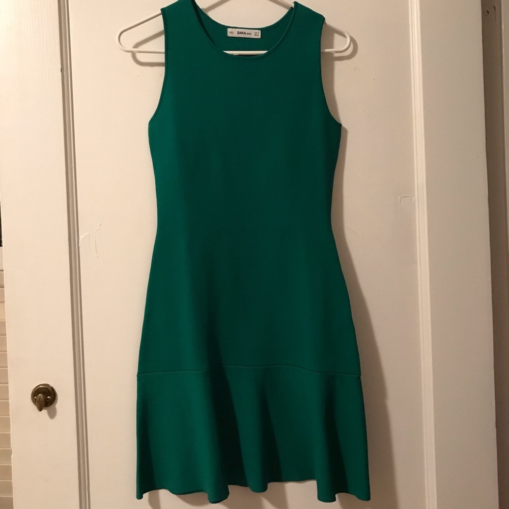 Zara Knit green dress